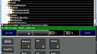 Keysight FieldFox - Copy Cal Kit from USB drive to FieldFox