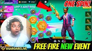 UMP X AK47  RING - GUN SKIN | FREE FIRE NEW LUCK ROYALE LEGENDARY GUN SKIN | FF NEW EVENT TODAY