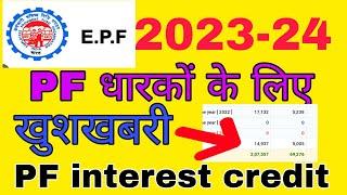 PF interest credit 2023-24 how to check your PF interest