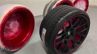 BBS Felgen in Candyred lackieren mit Spraydose - Tutorial