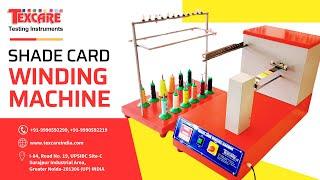 Shade card winding machine supplier in India | Texcare Instruments | Testing Instruments | Equipment