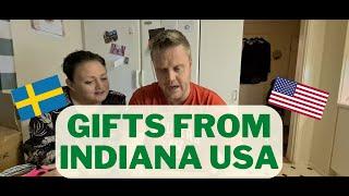 Swedes unbox gift from the US (Recky & Carol)