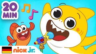 Baby Sharks große Show | 20 MINUTEN der absolut besten Baby-Shark-Lieder | Nick Jr. Deutschland