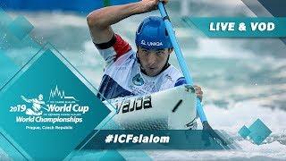 2019 ICF Canoe Slalom World Cup 5 Prague Czech Republic / Finals – C1m, K1w