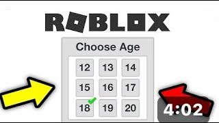 How To CHANGE Your Roblox AGE If Under 13 (Change Birthday On Roblox)