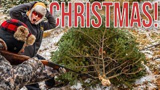 28ga Shotgun vs Christmas Tree  How Many Shots to Take It Down?