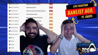 LIVE BANLIST REACTION CON EL REPRESENTATE MUNDIAL DE MÉXICO! Sólo en SharkTCG! 