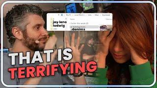 Ethan Klein Obsessed, He has special folders for Denims, Ludwig and Jay Leno | Denims Reacts