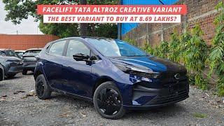 1st on Youtube! Facelift Tata Altroz ​​Creative 2025 Walkaround in Hindi | Tata Altroz ​​Creative...