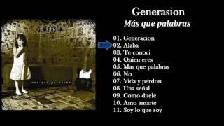 Generasion Mas que palabras Album Completo