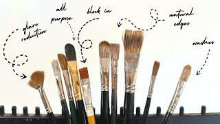 Every Brush I Use for Alla Prima Oil Painting (and WHY)