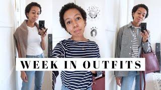 A WEEK IN OUTFITS | Sustainable Fall Outfits | Jessica Harumi