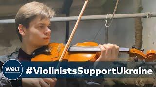 KRIEG IN DER UKRAINE: Fotograf Alan Chin begleitet Geflüchtete – Musik von #ViolinistsSupportUkraine