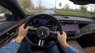 2024 Mercedes-Benz E 220 d [2.0, 197 + 23 HP] POV Test drive CARiNIK