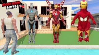 Stealing Every IRON MAN SUIT In INDIAN BIKES DRIVING 3D