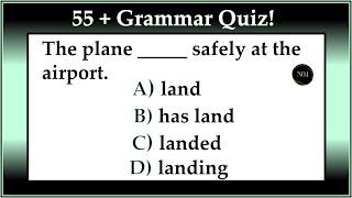 55 + Test Grammar | Mixed Tenses | English Grammar Mixed Quiz | No.1 Quality English