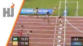 2004 Athènes - Joanna Hayes remporte le 100m haies