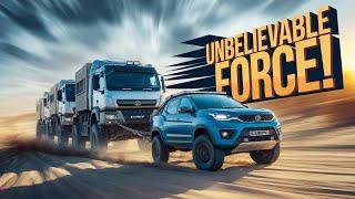 TATA CURVV PULLS 3 TRUCKS WITH UNBELIEVABLE FORCE!