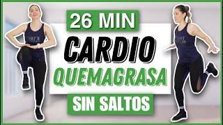 RUTINA DE CARDIO PARA ADELGAZAR TODO EL CUERPO | CARDIO QUEMAGRASA SIN SALTOS  | NatyGlossGym