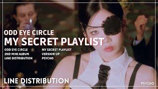 ODD EYE CIRCLE - My Secret Playlist | Line Distribution