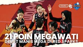 Highlight Poin Megawati Hangestri Red Sparks vs IBK Altos Ronde 1 V-League 2023-2024 I Home