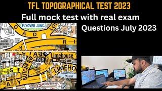 Tfl Topographical Test 2023/ Full Mock Test with the real exam questions/TFL mock test 2023/SA PCO