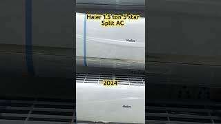 Haier 1.5 ton 5 star inverter split AC 2024 #haier #airconditioner #bestdeals #viral #ytshorts