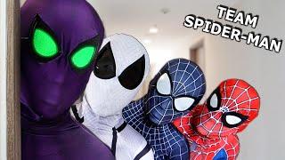 TEAM SPIDER-MAN vs BAD GUY TEAM || LIVE ACTION STORY 3