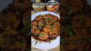 Best Egg Masala Curry Cooking #food #foodshorts #cooking #eggrecipe #eggcurry #youtubeshorts #egg