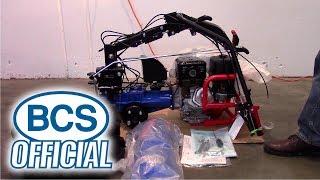 Unboxing and Setting Up a BCS Two-Wheel Tractor