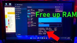 How to Free up RAM in windows 11, 10