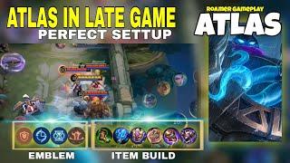 Atlas Best Build and Emblem 2024 | Perfect Settup | Atlas Gameplay | MLBB | Mobile Legends