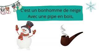 Chanson pour les enfants l'hiver ️  || Noël  || Paroles et illustrations