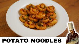 Viral Korean Potato noodles Recipe | Chewy Chili Garlic Potatoes | Chef Poonam Bindra