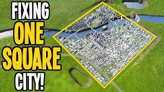 Epic Fix of One Tile City in Cities: Skylines! (One Square Challenge)