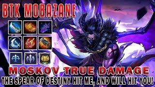 Moskov The Spear of Destiny True Damage | Moskov Gameplay by BTK MobaZane | Mobile Legends