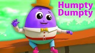 Humpty Dumpty sentou se na parede | Português rimas | Canções dos miúdos | Farmees Português