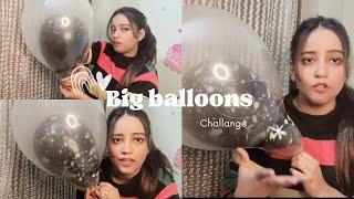 big balloon in apple balloon belowing challange  || balloon challenge videos || rfarooki