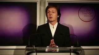 Paul McCartney on Meat Free Monday