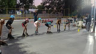 ️I fell down 1000mt Rink Race 66th District Level Roller Skating Competition 2022 #skating #vedio