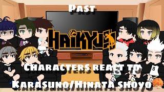 [2x Speed] Past Haikyuu Characters React To Karasuno/Hinata Shoyo! || *English & Spanish*