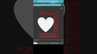 Quick Architectural Truss Modeling in 3ds Max | Lattice Modifier #shorts  #3dsmax #turss