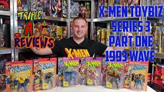 X-Men toy biz wave 4 action figures 1993 #review #toybiz #xmen