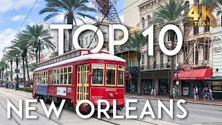 TOP 10 Things to do in NEW ORLEANS | NOLA Travel Guide 4K