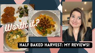 I tried 3 Half Baked Harvest Meals-My honest thoughts! // Cook with me!