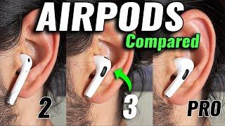 I'm Shocked! NEW Apple AirPods 3 vs Pro vs 2 - IN DEPTH Comparison!