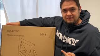 Unboxing - Goldoro inflatable projector movie screen.