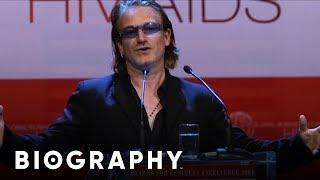 Bono - Lead Singer of U2 & Social Activist| Mini Bio | Biography