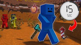 Minecraft Manhunt, But You Get A Random Item Every 15 Seconds...