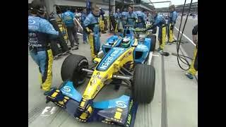 A few James Allen F1 race starts (2003-2006)